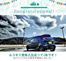 愛車と出会って1年で…