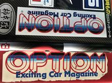 OPTIONステッカー OPTIONステッカー