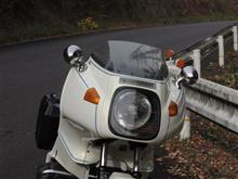 バイクにも乗りました。