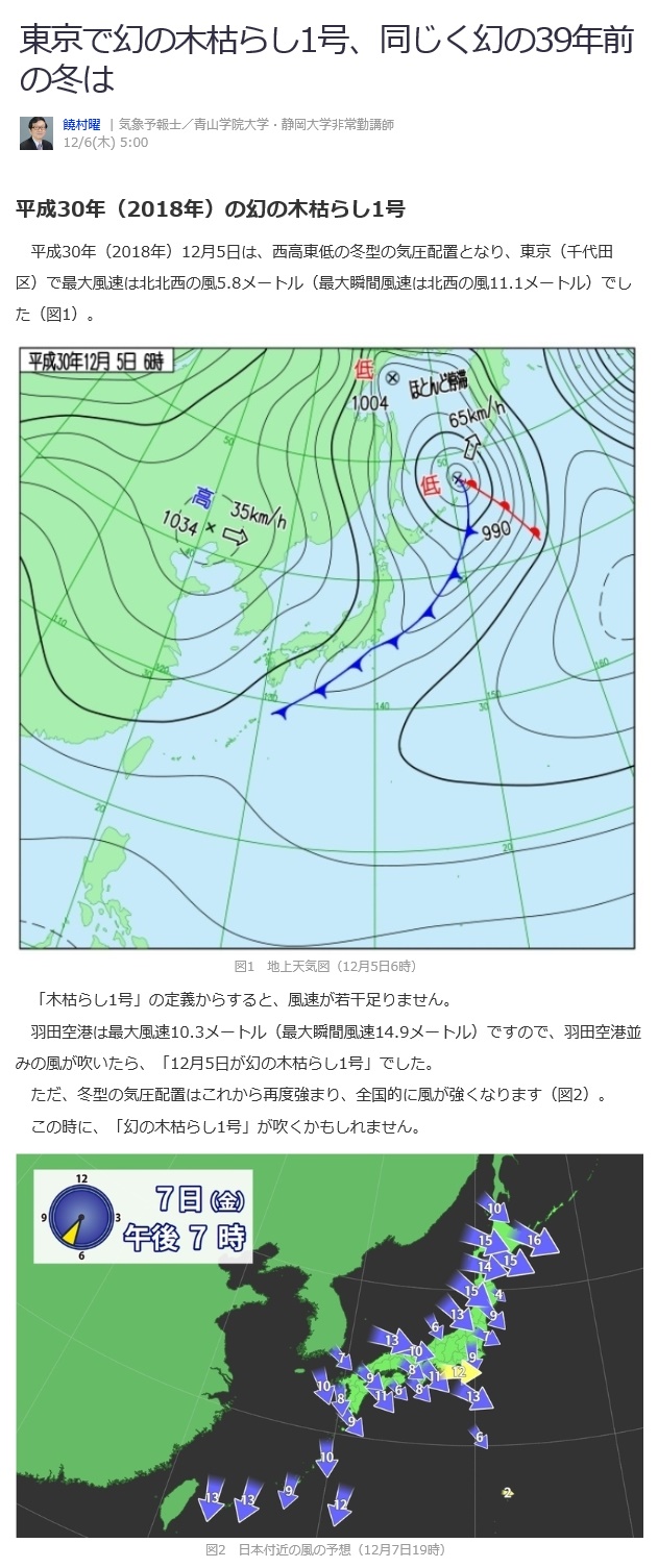 木枯し怪獣 風の又三郎 東京に幻の木枯らしがやってくる Agent ジンのブログ 美意識に従え Play By Your Rules みんカラ