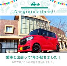 【N-BOX】愛車と出会って1年！