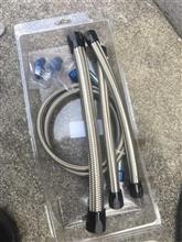 パワステオイルラインをステンメッシュホースに交換! パワステオイルラインをステンメッシュホースに交換!