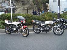 大晦日 江ノ島 2スト 当時物 RG250E RD250 スズキ ヤマハ 神奈川県