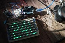 LEDテープ(WS2812B)とArduinoで電光掲示板的な時計を