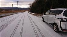 初雪か…