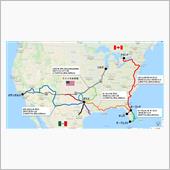 アメリカ縦横断を達成したよ
