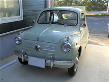 FIAT600 初運転・シェイクワックス掛け