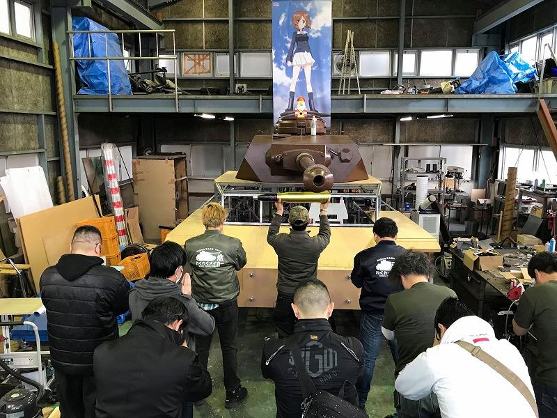 リアル戦車道の年始行事 1 1スケールiv号の無事完成祈願 M D A太郎のブログ アオテッツァがやってきた みんカラ