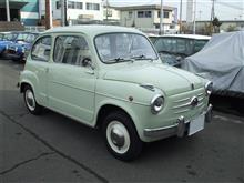 FIAT600 車検預けに行きました