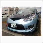 デミオ号～洗車ワックス完了。
