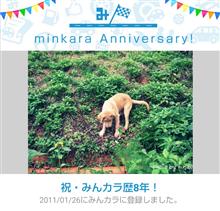 祝・みんカラ歴8年！