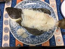 ヒラメ釣り後の料理　