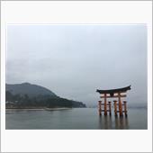 雨の厳島
