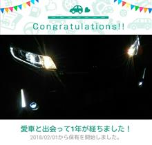 愛車と出会って1年！