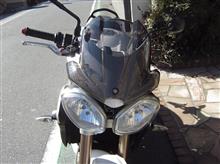 新しいお仲間です。　New motorcycl Triumph Speed Triple 1050