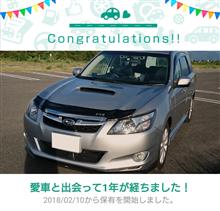 愛車と出会って1年！