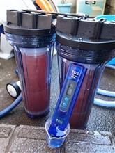 軟水器に純水用イオン交換樹脂をセットしてみた！