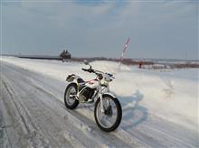 雪の原野+バイク=楽しい ♪ (#^.^#) 雪の原野+バイク=楽しい ♪ (#^.^#)