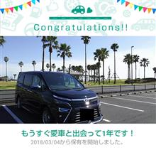 愛車と出会って1年！