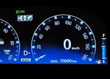4回目の車検直後、総走行距離70,000kmに到達