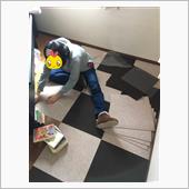 長女と部屋の模様替えを