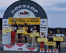 2019全日本ダートトライアル選手権開幕戦丸和2位表彰台 2019全日本ダートトライアル選手権開幕戦丸和2位表彰台