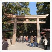 昨日行った明治神宮