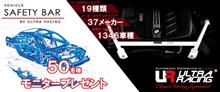 みんカラ：週末モニターキャンペーン【ウルトラレーシング補強バー】