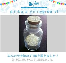 祝・みんカラ歴1年！