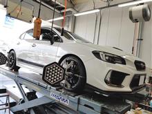 WRXのアライメント チューニング♪ WRXのアライメント チューニング♪