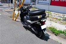 INTEGRA750のタイヤ交換(PILOT ROAD4再装着編)♪ INTEGRA750のタイヤ交換(PILOT ROAD4再装着編)♪
