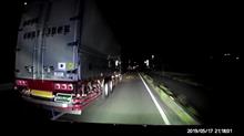 大型トラックの危険運転！！進路妨害された！！