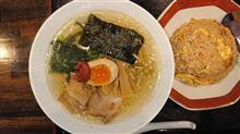 EZLIP(その２)、秋田ラーメン、塩ラー半チャー(￣∇￣)