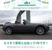 愛車と出会って1年！