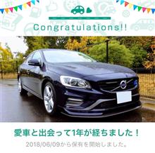 愛車と出会って1年！