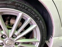 ちょい加工しましたが、ZC32SスイフトスポーツにTEIN FLEX Z＋EDFC取り付け。