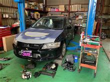 エボ７ ＧＴ－Ａ持込みターボを交換中！