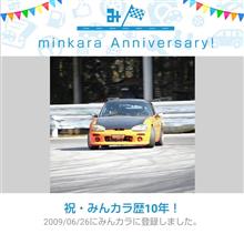 祝・みんカラ歴10年！