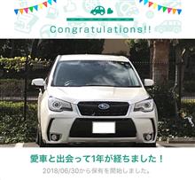 愛車と出会って1年！
