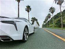 くもりだけど　LC500で　朝活
