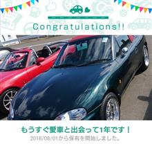 愛車と出会って1年！