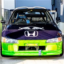 【ビート】ドラッグ低減 フロントバンパー ダクト蓋 施工 【ビート】ドラッグ低減 フロントバンパー ダクト蓋 施工