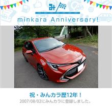 祝・みんカラ歴12年! 祝・みんカラ歴12年!