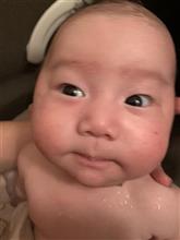 孫3 とお風呂に入りました。 (^ ^)