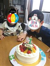 孫１号　７歳の誕生日♪