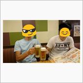パスタ屋で飲み(笑)
