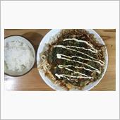 久し振りのお好み焼きは、そば ...