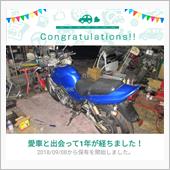 愛車と出会って1年