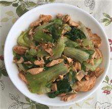きょうの料理:鮭とレタスの生姜炒め♪ きょうの料理:鮭とレタスの生姜炒め♪