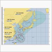週末危うし（台風）